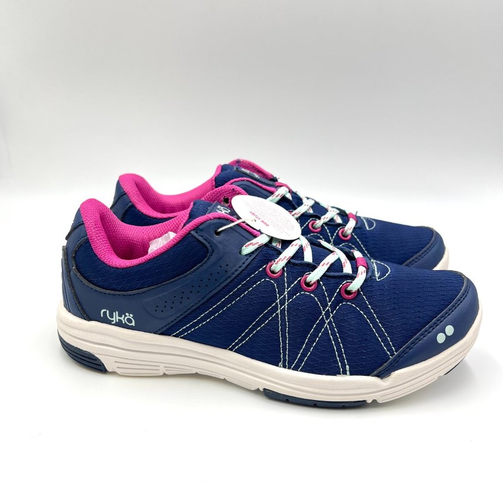 NEW Ryka Womens Size 6 6M Summit Pink Indigo Blue‎ Purple Sneakers Shoes